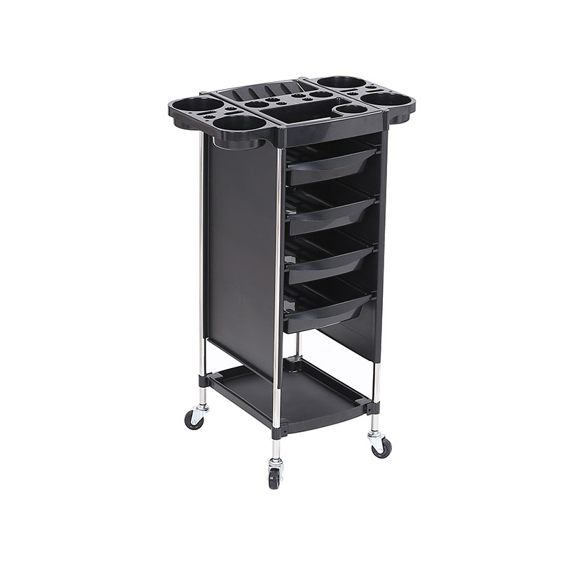 HZ2029Z Rullefrisørsalon trolleyholder med bordplade