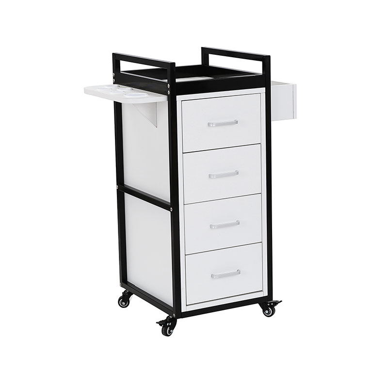 HZ2069BK / HZ2069W Sort & guld skønhedssalon trolleyvogn