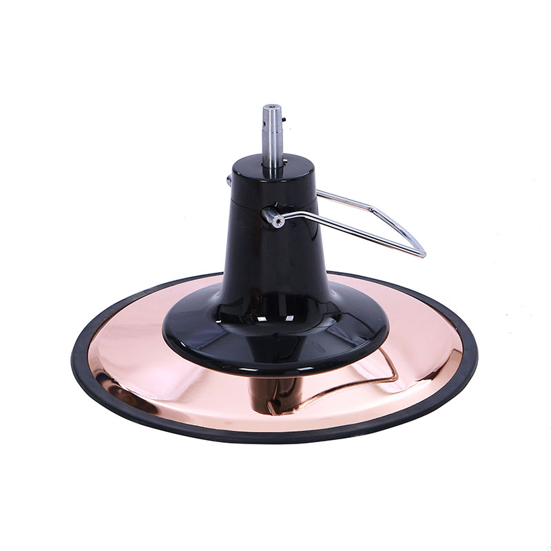 HZ22PB Vintage barberstol hydraulisk pumpe med roseguld base