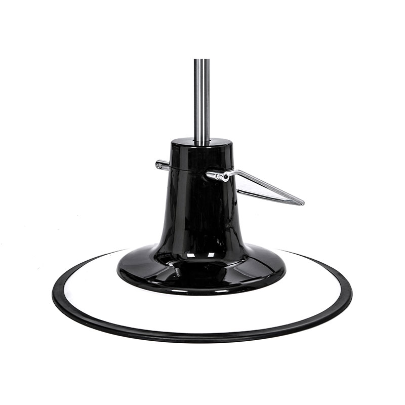 HZ22WB Vintage barberstol hydraulisk pumpe med hvid base