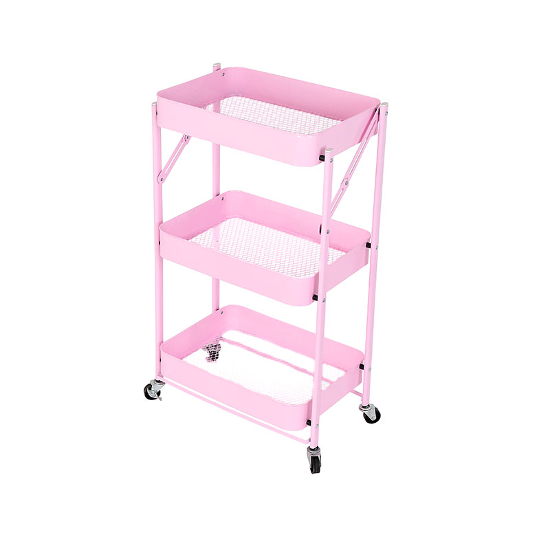 HZ2060B / HZ2060P / HZ2060W Mobil sammenfoldelig multifunktionel salonhylde