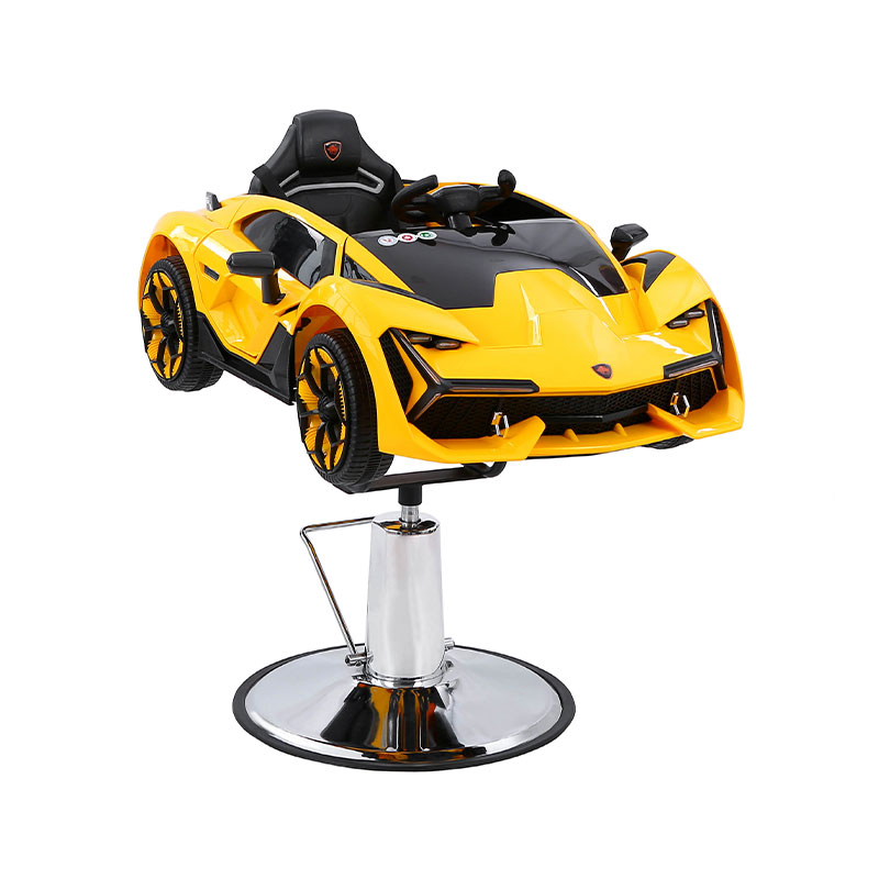 HZ8103Z Gule bilformede barberstole til børn