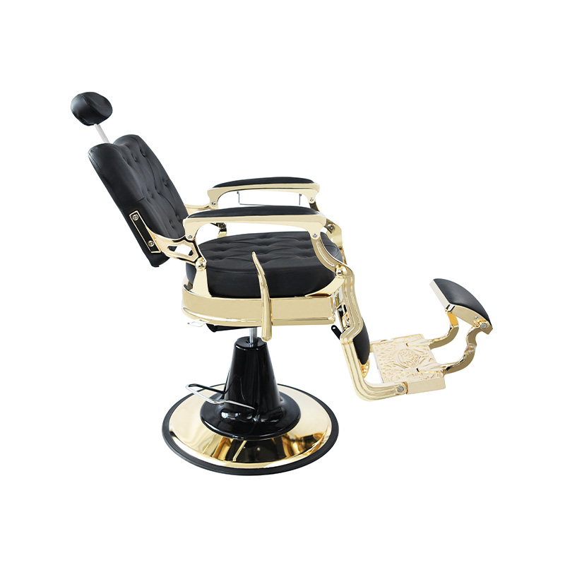 HZ8799F Vintage stil kraftig hydraulisk tilbagelænet firkantet frisørstol