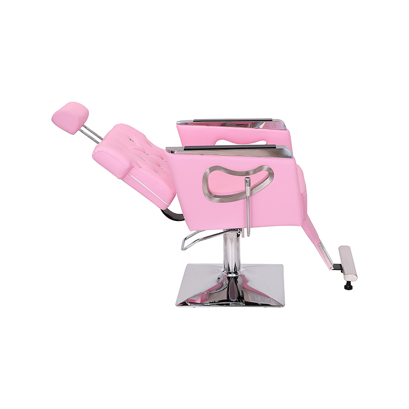 HZ87111GY / HZ87111WT / HZ87111PK / HZ87111BR / HZ87111 Liggende salonstol heavy duty, vintage stylingstol til frisør