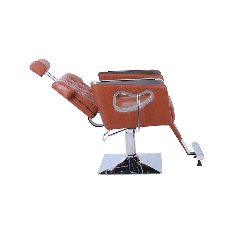 HZ87111GY / HZ87111WT / HZ87111PK / HZ87111BR / HZ87111 Liggende salonstol heavy duty, vintage stylingstol til frisør