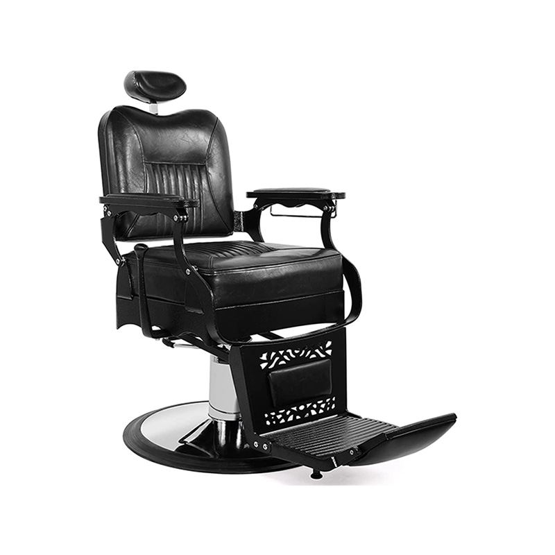 HZ8754 Sorte salonstole i vintage stil