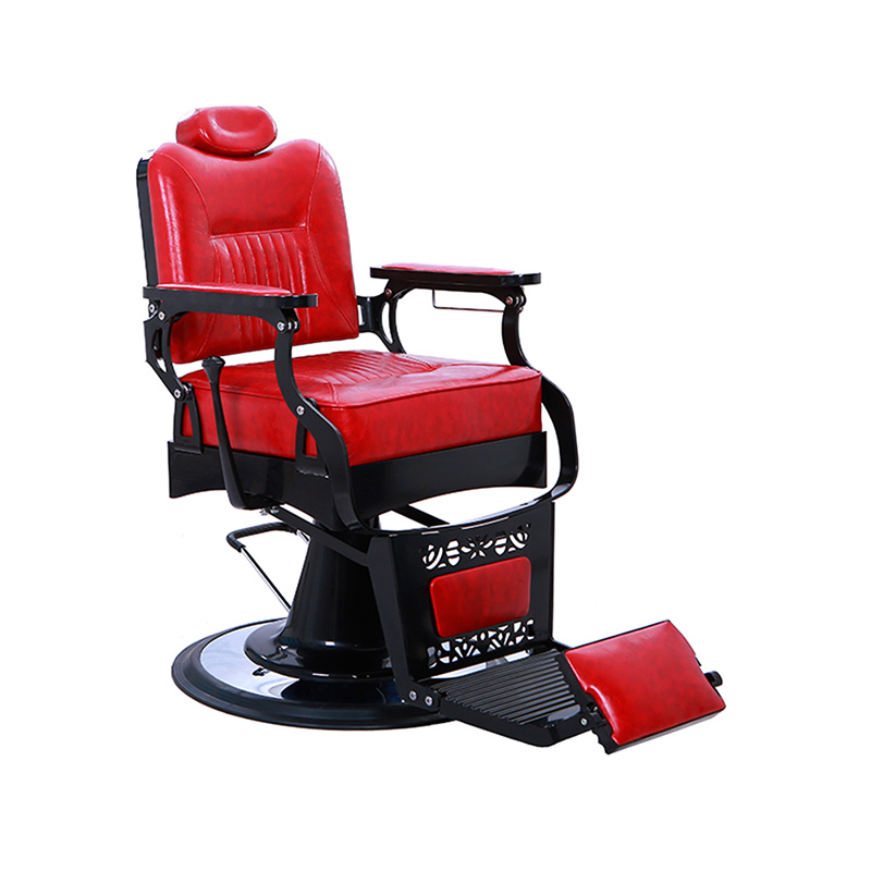 HZ8754RD Røde salonstole i vintage stil