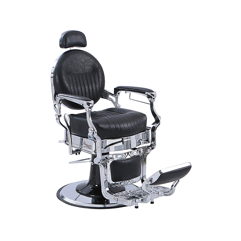 HZ8799C Sort klassisk lodret mønster fortykket firkantet hynde retro hvilestol