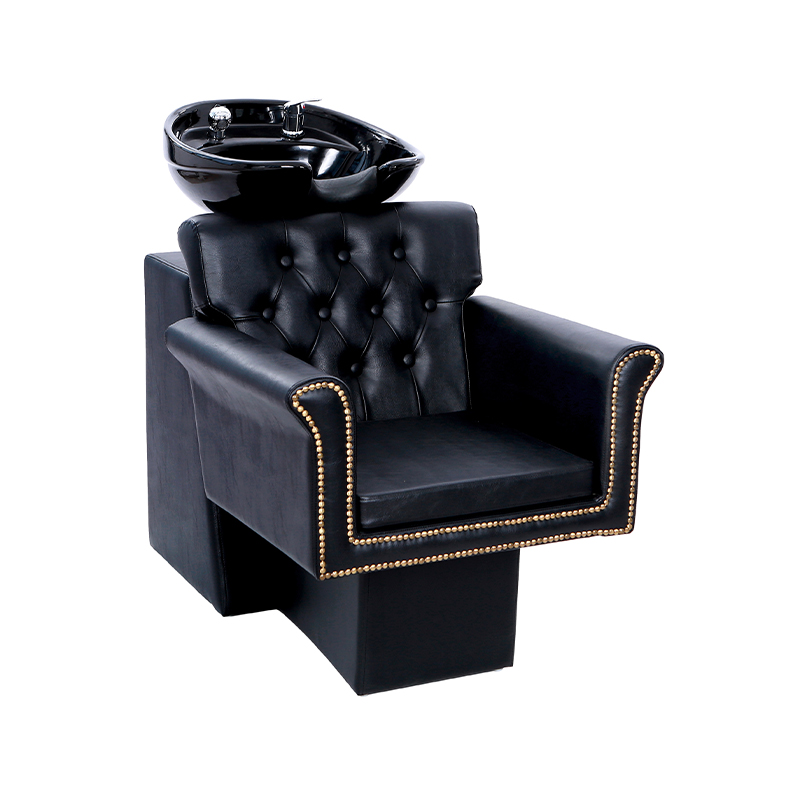 HZ9068 Backwash shampoo keramisk skål og stolesæt